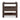 Carmela Nightstand in Brown, back view