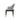 Carrington Upholstered Velvet Armchair in Light Gray, angle view