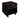 Celia 18" Nightstand (1-Drawer) in Black, angle view