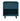 Celia 18" Nightstand (1-Drawer) in Midnight Blue, front view