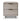 Celia 18" Nightstand (2-Drawer) in Light Gray, front view