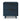 Celia 18" Nightstand (2-Drawer) in Midnight Blue, front view