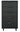 Celia 24" Chest (5-Drawer) in Charcoal Gray, front view