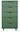 Celia 24" Chest (5-Drawer) in Sage Green, front view