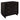 Celia 38" Solid Wood Dresser (3-Drawer) in Black, angle view
