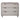 Celia 38" Solid Wood Dresser (3-Drawer) in Light Gray, front view