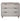 Celia 38" Solid Wood Dresser (3-Drawer) in Light Gray, front view