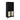 Crosby 31" Bookcase Cabinet (7-Shelf) in Black, angle view