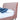 Daphne Upholstered Velvet Full Bed in Blush and Black, angle view