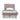 Daphne Upholstered Velvet Twin Bed in Blush and Gold, front view