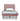 Daphne Upholstered Velvet Twin Bed in Blush and Gold, front view