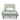 Daphne Upholstered Velvet Twin Bed in Cream and Black, front view