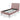 Daphne Upholstered Velvet Twin Bed, dimensions