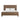 Arbor King Size Bed - Dark, front view