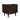 Duane 20" Fluted Nightstand (1-Drawer) in Black, angle view