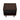 Duane 20" Fluted Nightstand (1-Drawer) in Black, angle view