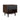 Duane 20" Fluted Nightstand (1-Drawer) in Black, angle view