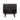 Duane 20" Fluted Nightstand (1-Drawer) in Black, front view