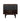 Duane 20" Fluted Nightstand (1-Drawer) in Black, front view
