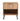 Dumbo 20" Fluted Nightstand (1-Drawer) in Golden Brown, front view