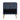 Dumbo 20" Fluted Nightstand (1-Drawer) in Midnight Blue, front view
