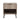 Dumbo 20" Fluted Nightstand (1-Drawer) in Rustic Gray, front view
