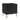 Dumbo 20" Fluted Nightstand (2-Drawer) in Black, angle view