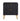 Dumbo 20" Fluted Nightstand (2-Drawer) in Black, front view