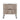 Dumbo 20" Fluted Nightstand (2-Drawer) in Rustic Gray and White, front view