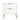 Dumbo 20" Fluted Nightstand (2-Drawer) in White, front view