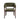 Emory Wood Faux Mohair Armchair in Green, front view