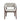 Emory Wood Faux Mohair Armchair in Greige, front view