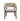 Emory Wood Faux Mohair Armchair in Natural, front view