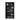 Everett Tall 2-Door Storage Cabinet in Black, angle view