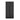 Everett Tall Glass Door Display Cabinet in Black, angle view