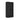 Everett Tall Glass Door Display Cabinet in Black, angle view