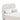Florence Rounded-Edge Upholstered Full Bed in Alabaster, angle view