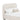 Florence Rounded-Edge Upholstered Queen Bed in Alabaster, angle view
