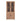 Francesca 31" Bookcase Cabinet (6-Shelf) in Maple, front view