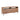 Garrison 63" Fluted TV Stand in Golden Brown, angle view