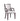 Grand Wood Vegan Leather Armchair in Light Gray, front view
