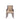 Grand Wood Vegan Leather Armchair in Tan, front view
