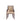 Grand Wood Vegan Leather Armchair in Tan, front view