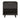 Granville 18" Nightstand (1-Drawer) in Charcoal Gray, front view