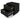 Granville 18" Nightstand (2-Drawer) in Black, angle view