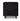 Granville 18" Nightstand (2-Drawer) in Black, front view