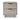 Granville 18" Nightstand (2-Drawer) in Light Gray, front view