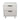 Granville 18" Nightstand (2-Drawer) in White, front view
