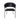 Haley Metal Vegan Leather Armchair - Set of 2 in Black, angle view