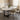 Haley Metal Vegan Leather Armchair - Set of 2, in a room